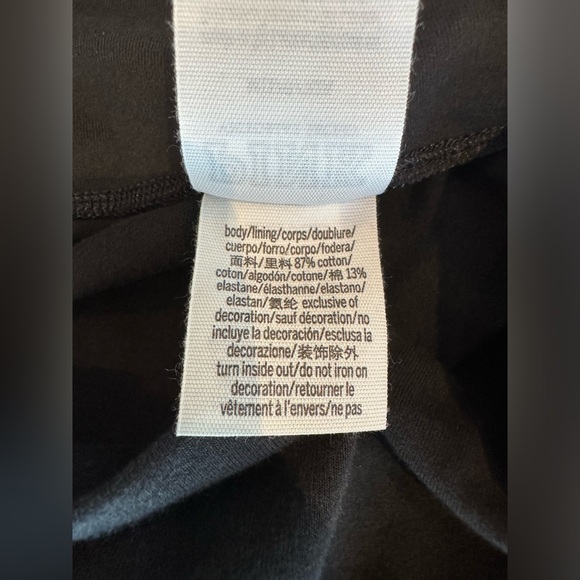 Victoria Secret - PINK COTTON HIGH-WAIST LEGGINGS - Black - Sz M - LIKE NEW!!! - Picture 8 of 12